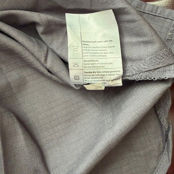 Carhartt Liberty Scrub Set Mens 2X Pewter Gray Ripstop V-Neck Top Cargo Pants - Picture 6 of 10